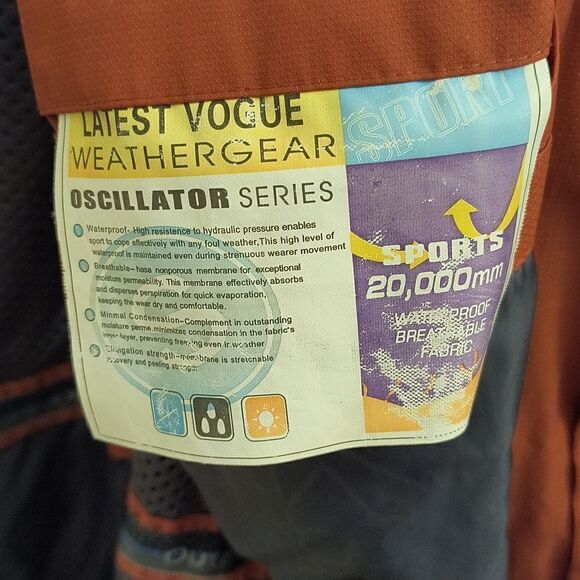 MENS JACK WOLFSKIN RAIN JACKET - Picture 7 of 8